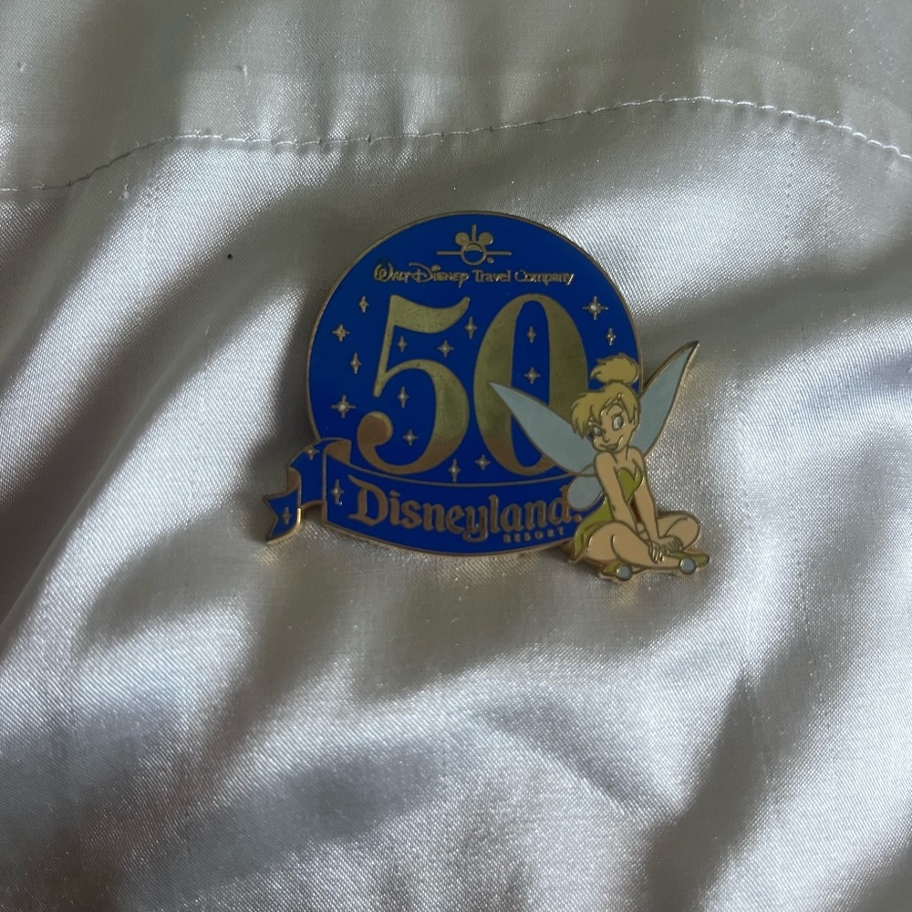 Disneyland 50th Anniversary Tinker Bell pin